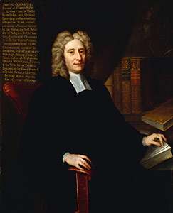 Samuel Clarke, portrait attributed to Charles Jervas.