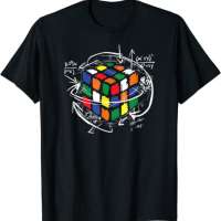 Colorful Cube Math T shirt