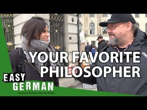 Your favorite Philosopher | Easy German