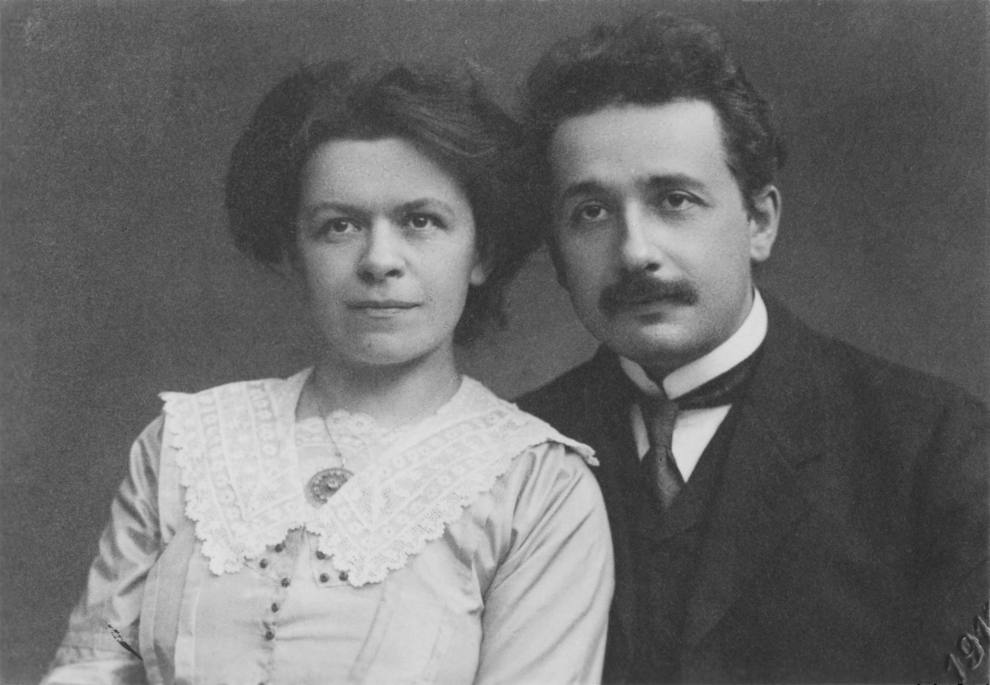 Albert and Mileva Marić Einstein, 1912.