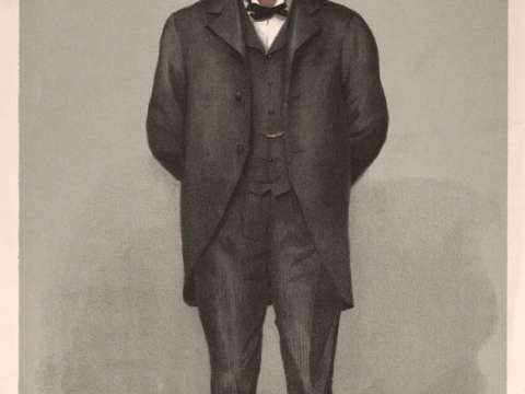 Carnegie caricatured by Spy for Vanity Fair, 1903.