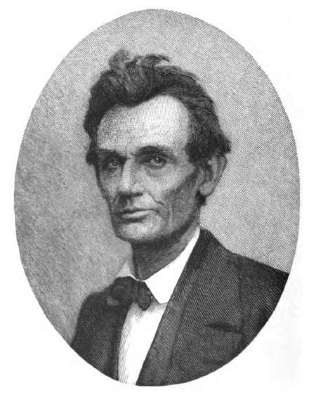 A Timothy Cole wood engraving taken from a May 20, 1860, ambrotype of Lincoln, two days following his nomination for president.