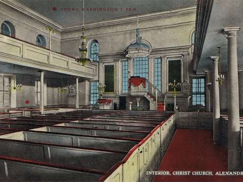Christ Church, Alexandria, where the Lees worshiped