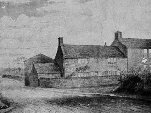Priestley's birthplace (since demolished) in Fieldhead, Birstall, West Yorkshire – about six miles (10 km) southwest of Leeds