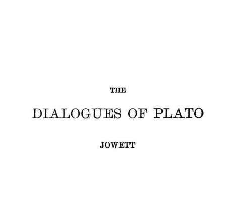 The dialogues of Plato