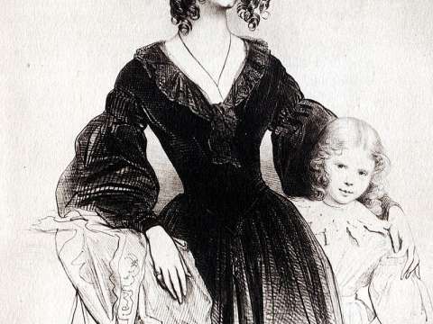 Jane Stirling, by Devéria, ca. 1830