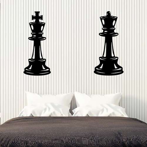 Vinyl Wall Decal Chess Pieces