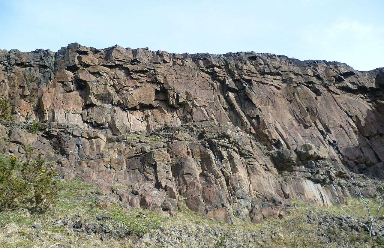 Hutton's Section on Edinburgh's Salisbury Crags