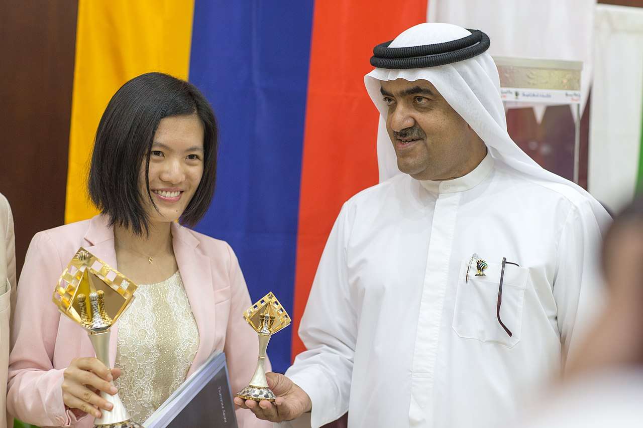 Grand Prix Cup award ceremony, Sharjah, UAE