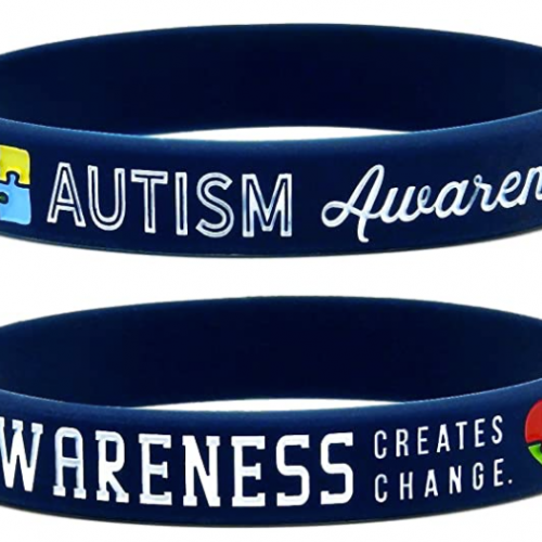 Inkstone Autism Awareness Bracelets, 6-Pack