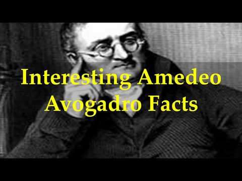 Interesting Amedeo Avogadro Facts