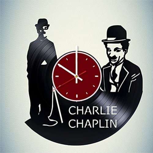 Charles Chaplin Vinyl Wall Clock