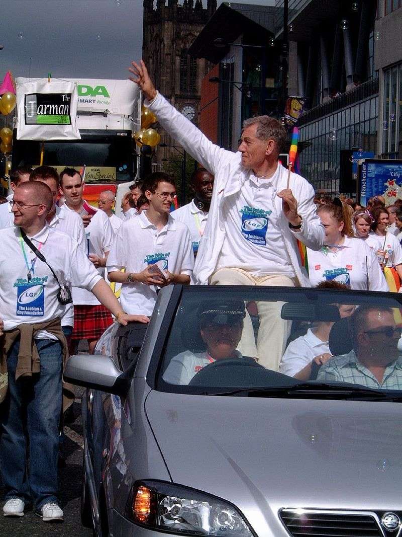 McKellen at Europride 2003 in Manchester