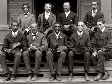 George Washington Carver (front row, center)