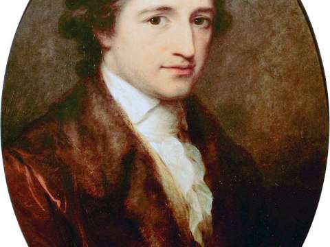 Goethe, age 38, painted by Angelica Kauffman 1787