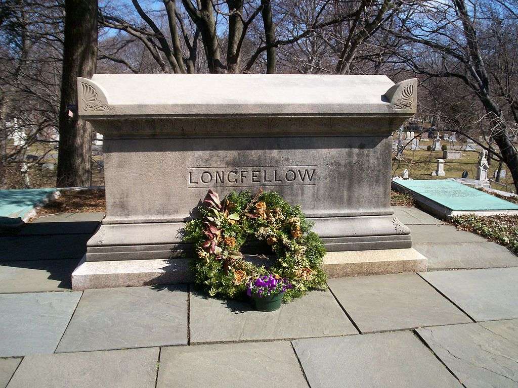 Grave of Henry Wadsworth Longfellow, Mount Auburn Cemetery