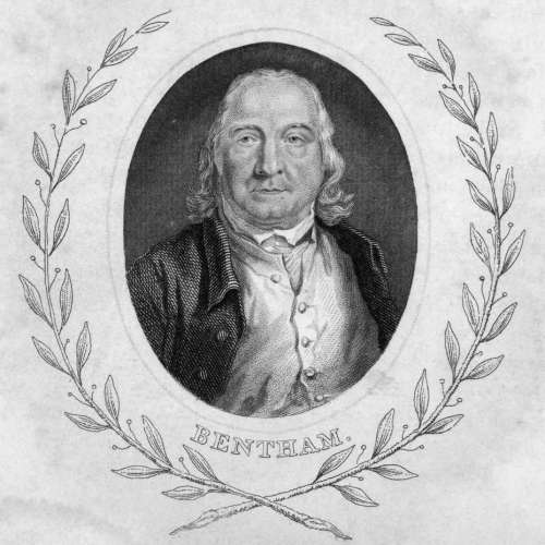 Jeremy Bentham (1748-1832) English Jurist And Philosopher Print
