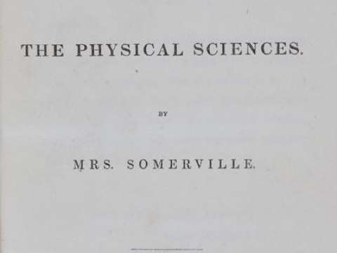 Cover page of On the Connexion of the Physical Sciences