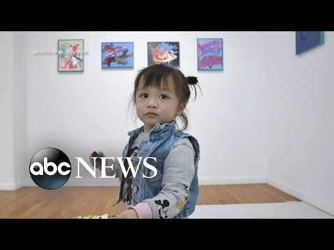 Meet the 2-year-old artist whose paintings are shaking up the art world