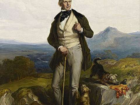 Sir Walter Scott, novelist and poet – painted by Sir William Allan