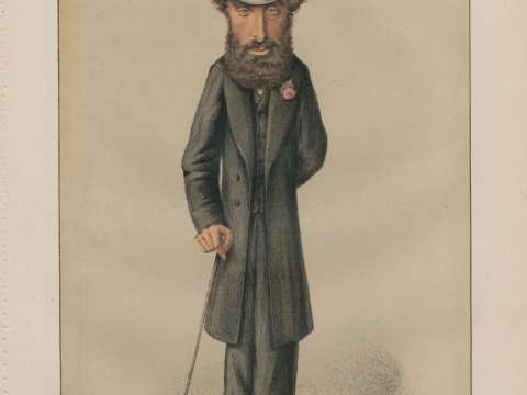Caricature by Ape published in Vanity Fair in 1870