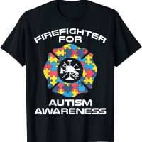 Firefighter Autism T-Shirt
