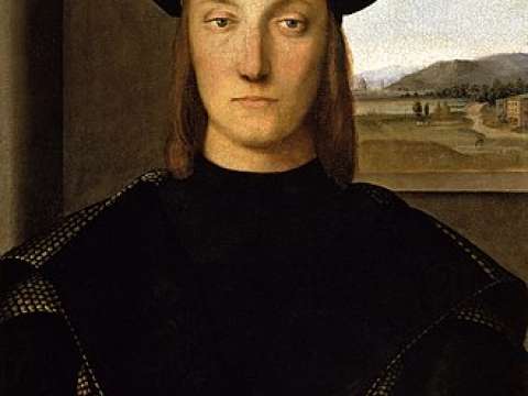 Portrait of Guidobaldo da Montefeltro, Duke of Urbino from 1482 to 1508, c. 1507.