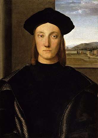 Portrait of Guidobaldo da Montefeltro, Duke of Urbino from 1482 to 1508, c. 1507.