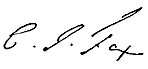 Charles James Fox Signature