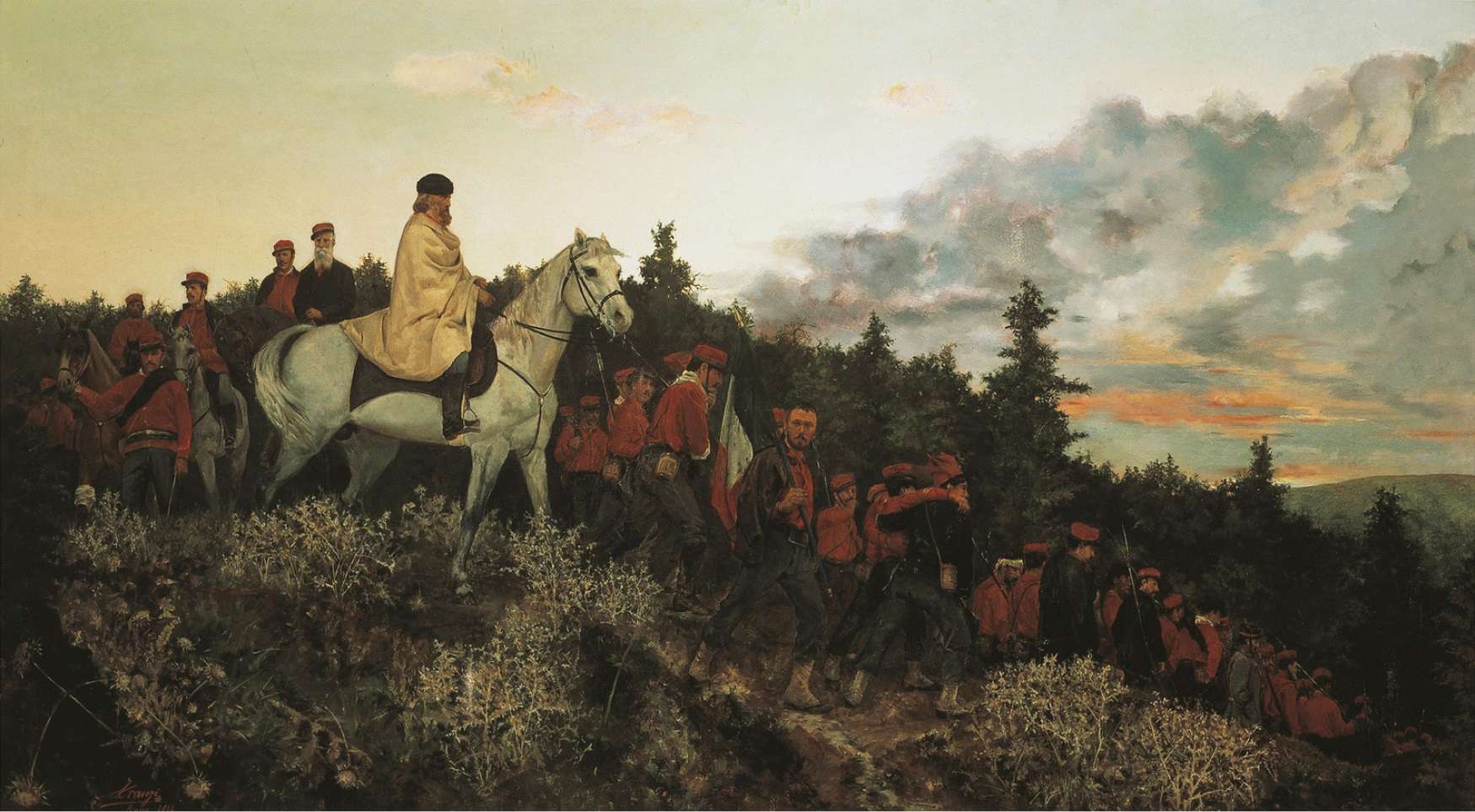 Garibaldi at Mentana, 3 November 1867