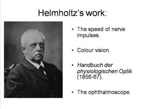 Helmholtz and Donders: Psychology