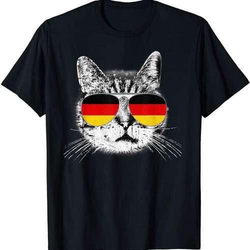 German Flag Cat T-Shirt