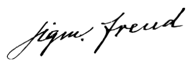 Sigmund Freud Signature