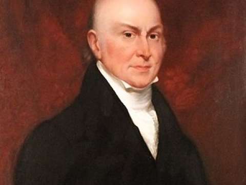 Painting of Quincy Adams by Charles Osgood, 1828