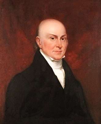Painting of Quincy Adams by Charles Osgood, 1828