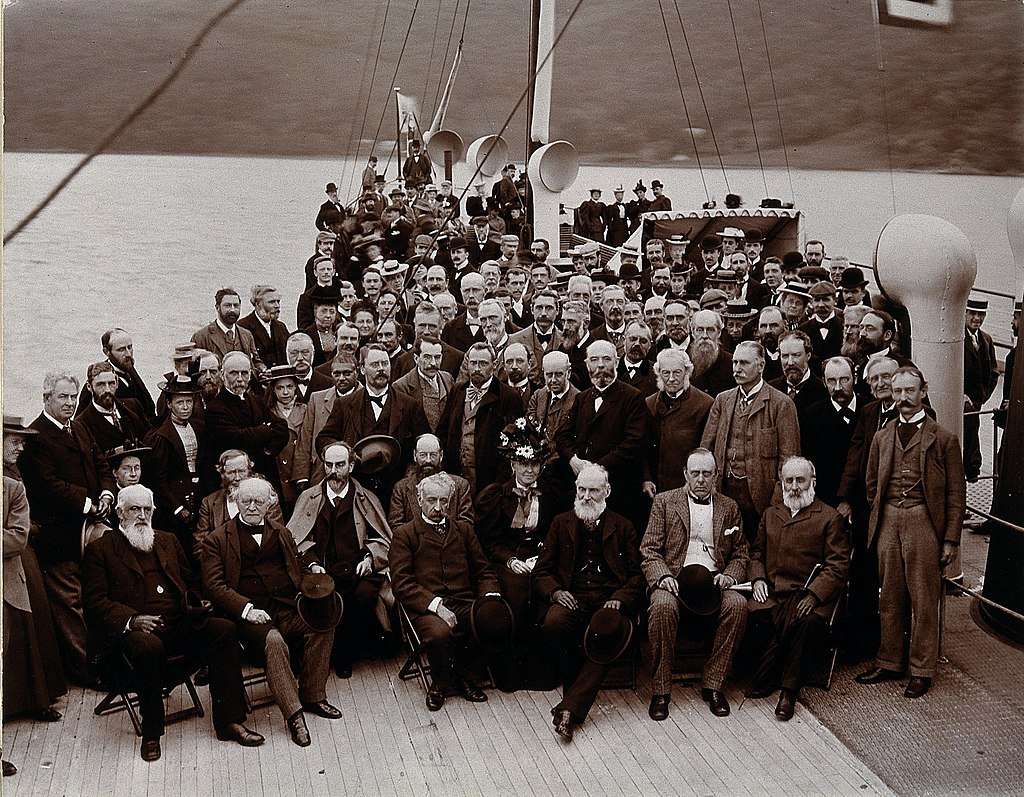 Kelvin on a pleasure cruise on the River Clyde aboard the steamer Glen Sannox for his 17 June 1896 