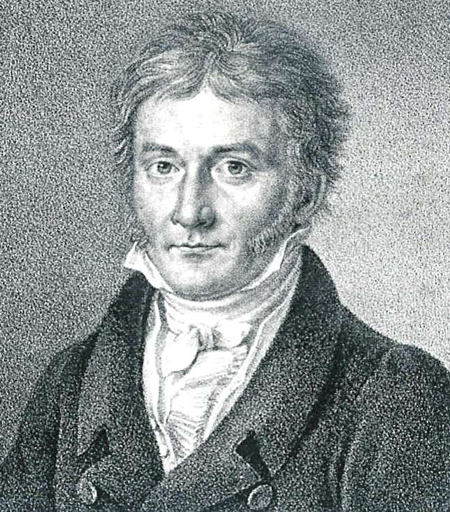 Portrait of Gauss published in Astronomische Nachrichten (1828)