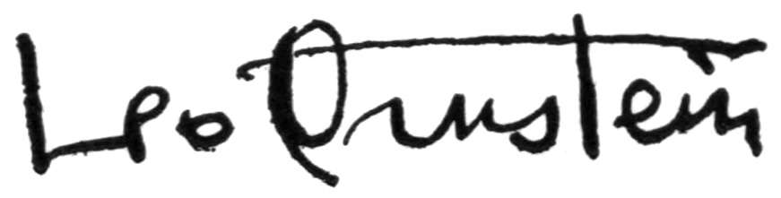 Leo Ornstein Signature