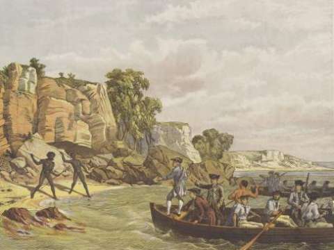 Cook's landing at Botany Bay in 1770