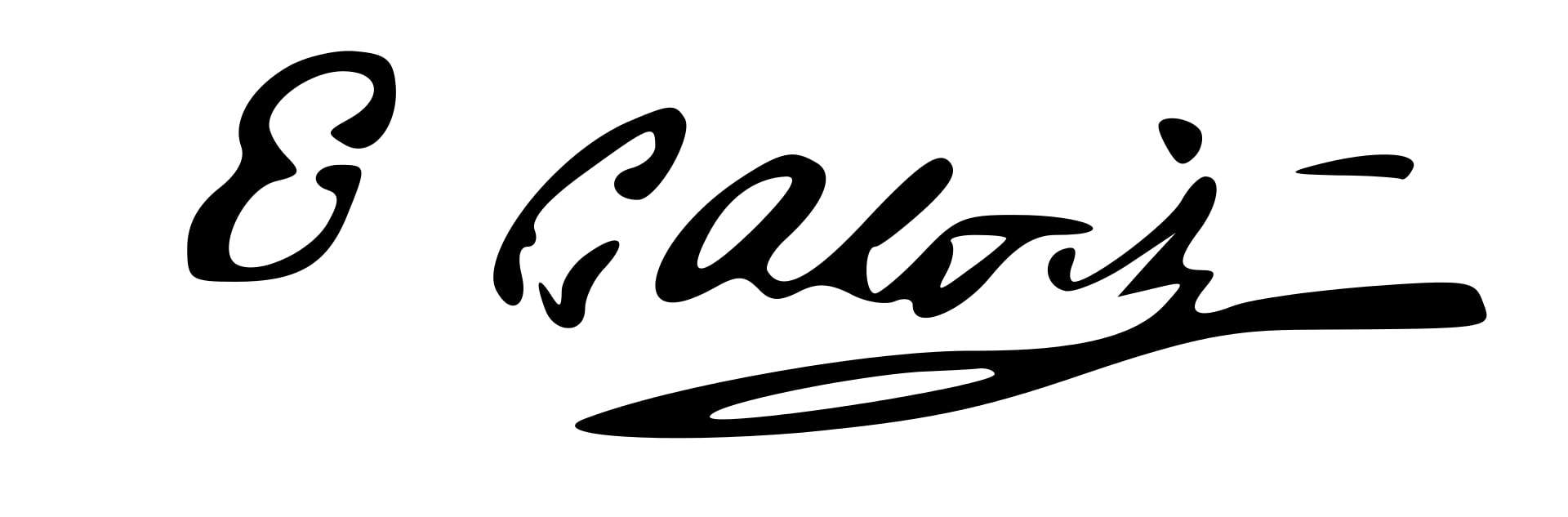 Évariste Galois Signature