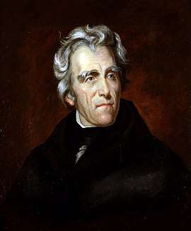General Andrew Jackson, Quincy Adams opponent in the 1824 and 1828 United States presidential elections