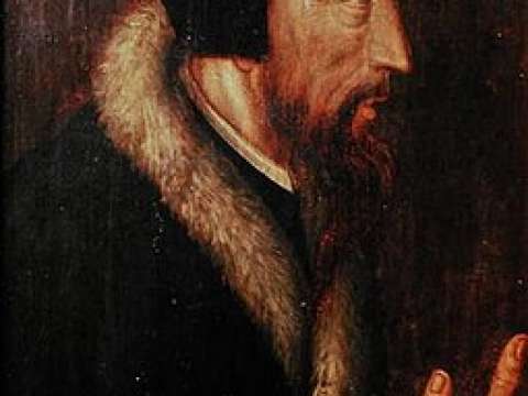 Sixteenth-century portrait of John Calvin by an unknown artist.