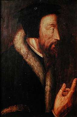 Sixteenth-century portrait of John Calvin by an unknown artist.