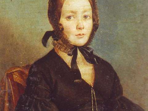Pushkin's married lover Anna Petrovna Kern, for whom he probably wrote the most famous love poem in Russian