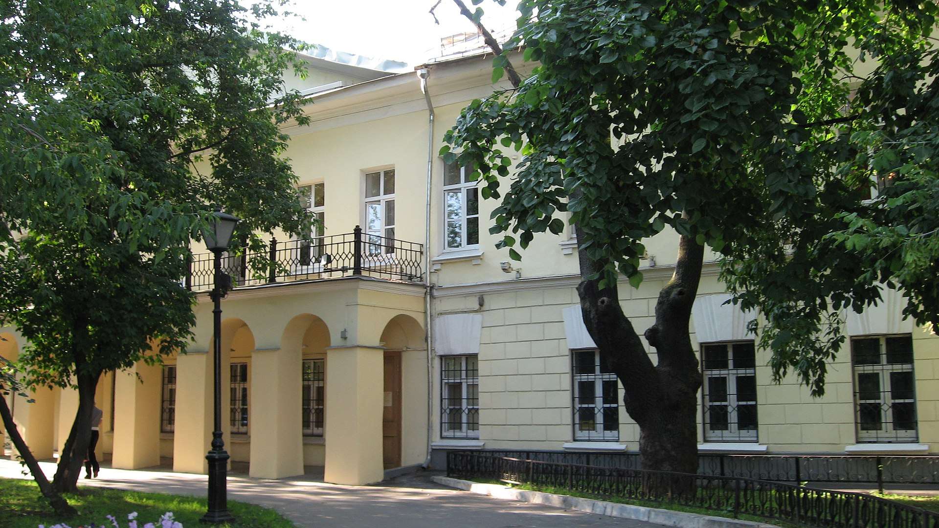 The house in Moscow where Gogol died. The building contains the fireplace where he burned the manuscript of the second part of Dead Souls.