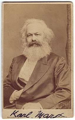 Marx photographed by John Mayall, 1875