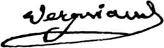 Pierre Victurnien Vergniaud Signature