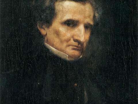 Berlioz by Gustave Courbet, 1850