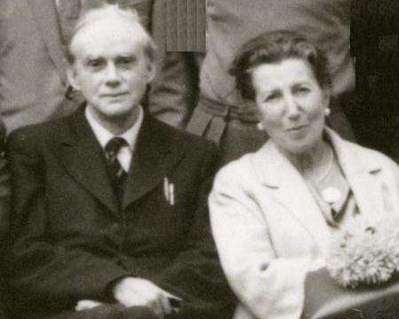 Paul Dirac with his wife in Copenhagen, July 1963