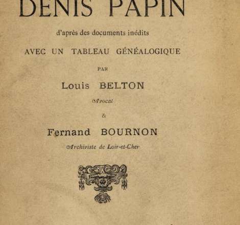 La famille de Denis Papin
